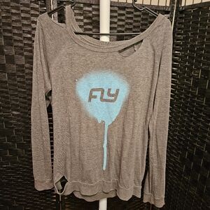Chaser Gray Fly Aqua Graphic Collab